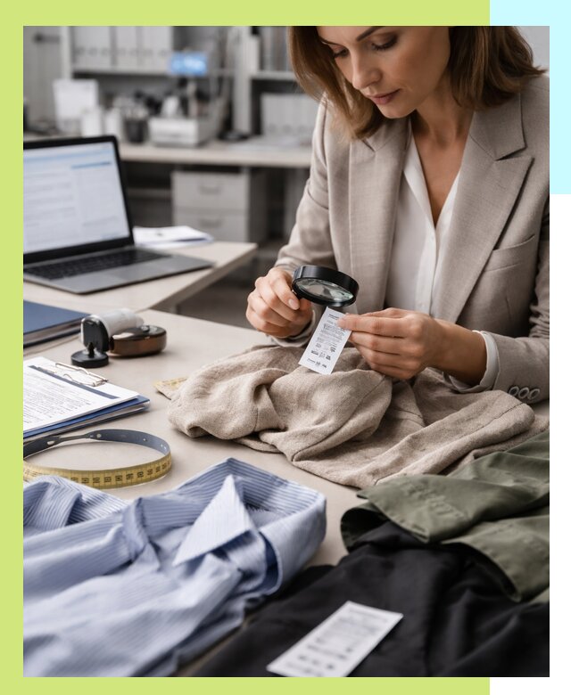 Сертификация одежды и текстиля в Таре, быстрая экспертиза