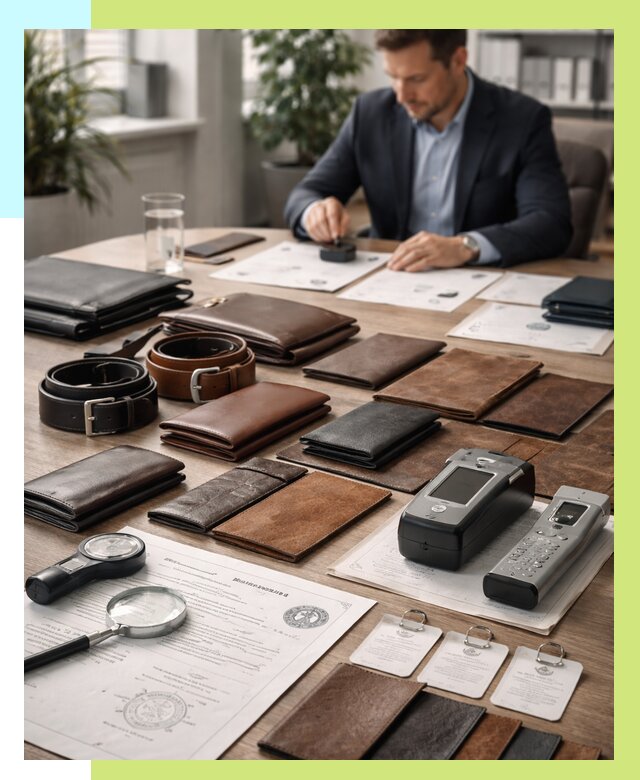 Сертификация кожаных изделий в Таре от 12346 р. | Алешин-Тар