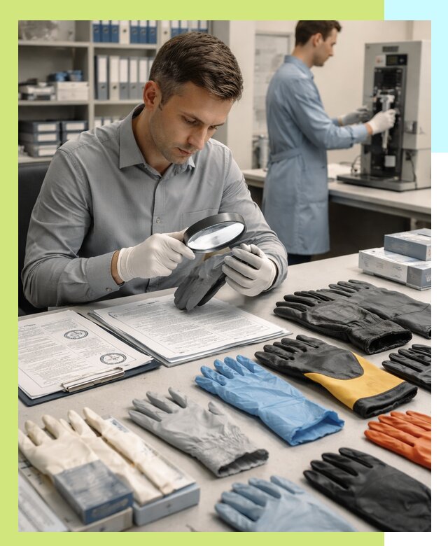 Сертификация перчаток и средств защиты продукции в Таре