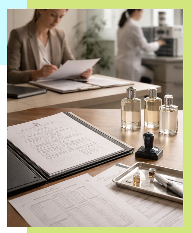 Сертификация парфюмерии в Таре от 15432 р. | Алешин-Тар