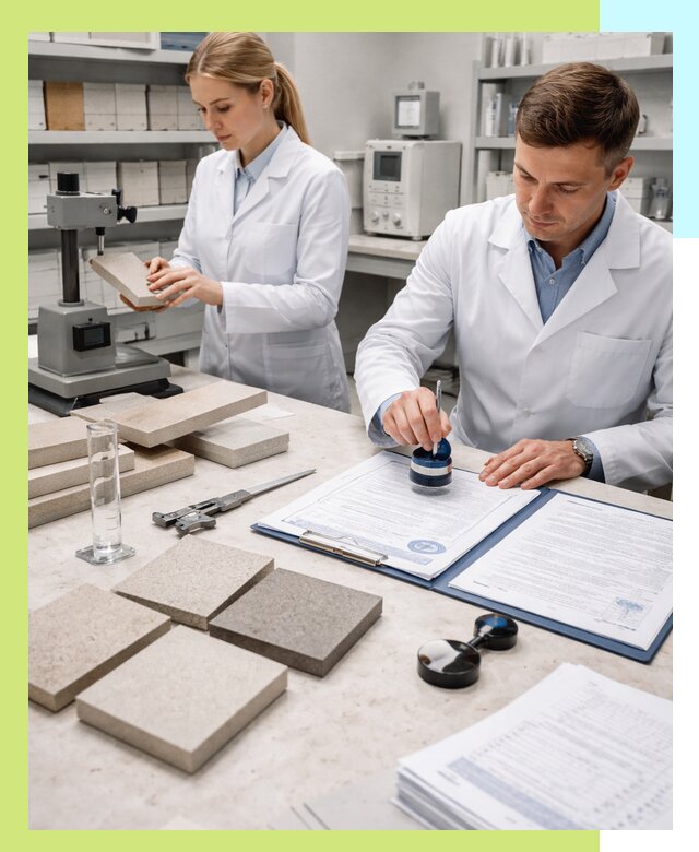 Сертификация плитки и керамики в Таре с документами