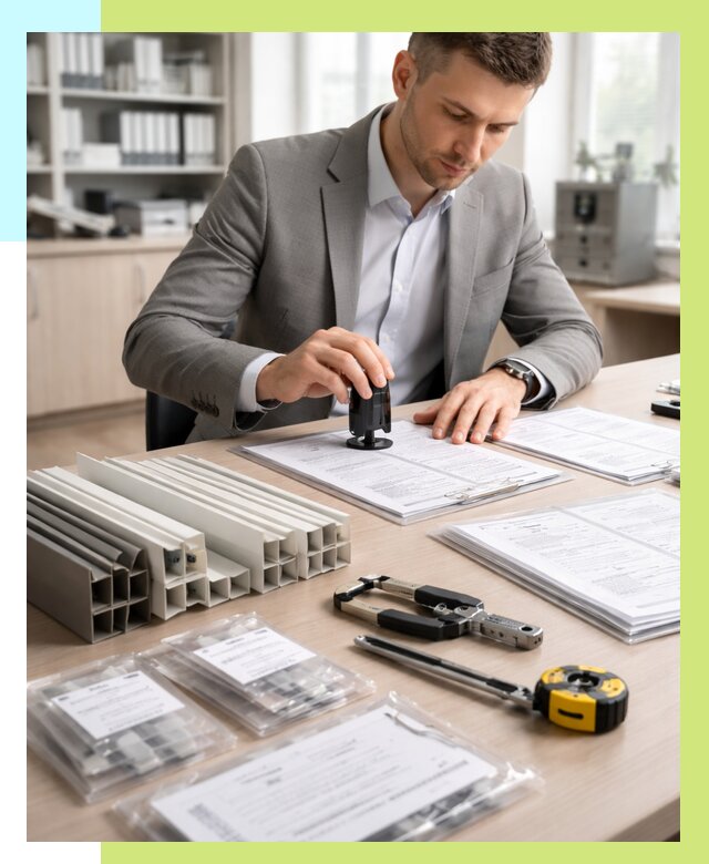 Сертификация ПВХ продукции в Таре от 8745 р., Алешин-Тар