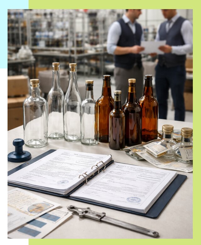 Сертификация стеклянных бутылок в Таре от 25720 р. | Алешин-Тар