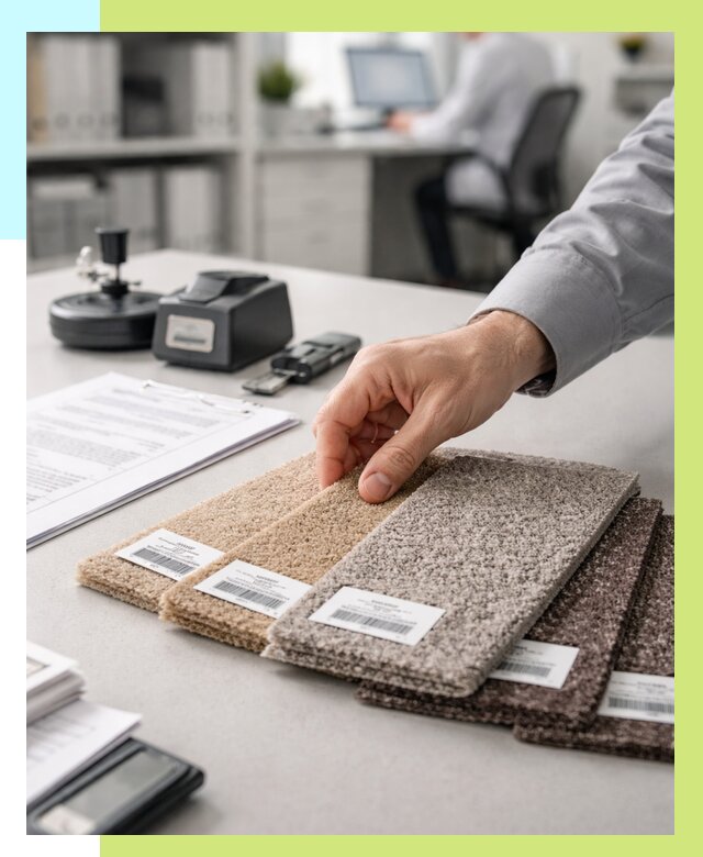 Сертификация ковролина в Таре от 15432 р., Алешин-Тар