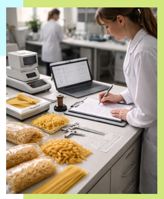 Сертификация макаронных изделий в Таре от 15432 р. | Алешин-Тар