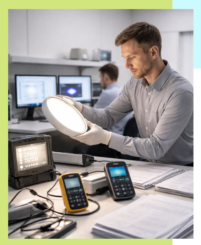 Сертификация светильников в Таре: испытания и оформление