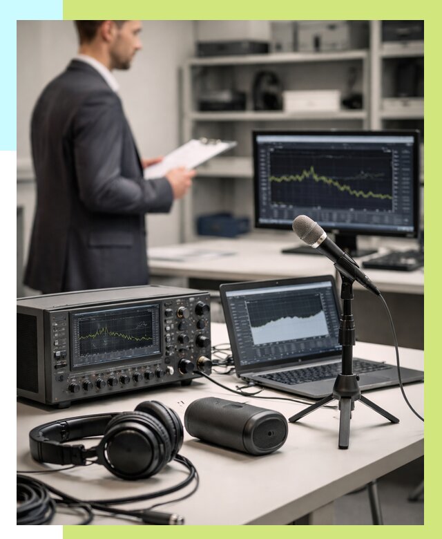 Сертификация аудиотехники в Таре от 15432 р., Алешин-Тар