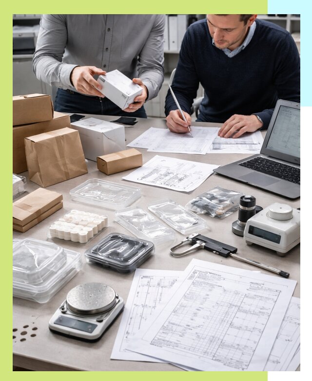 Разработка ТУ на упаковку паспорт и образцы в Таре