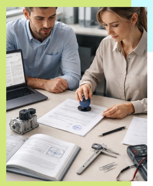 Выдача паспорта изделия и техническая экспертиза продукции в Таре