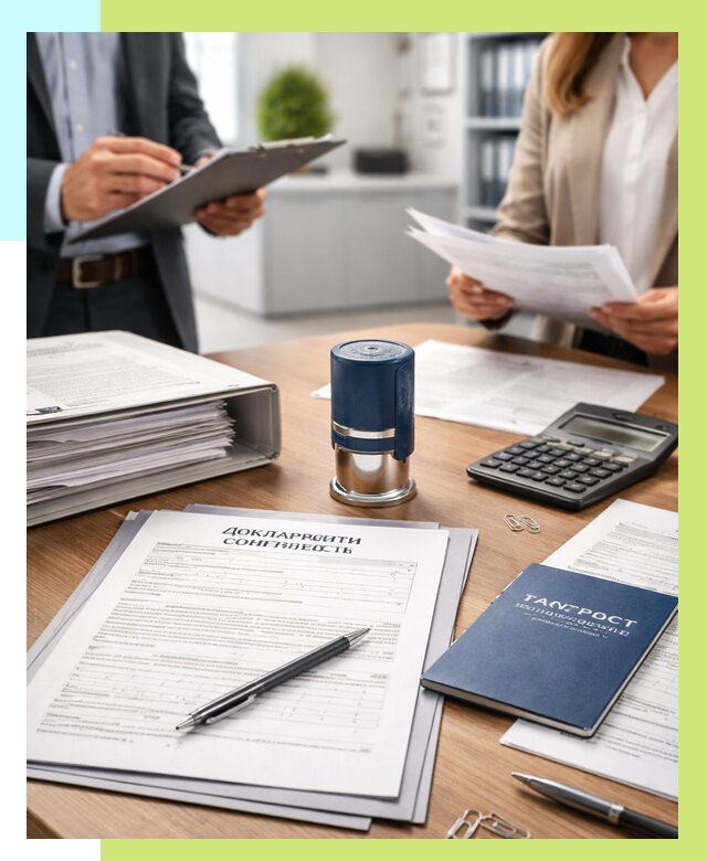 Декларация соответствия ТР ТС в Таре от 8230 р., Алешин-Тар