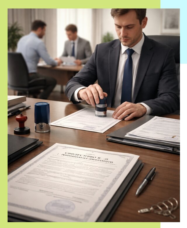 Оформление свидетельства о государственной регистрации в Таре