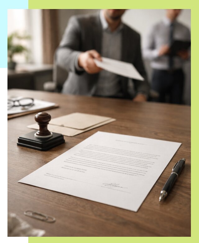 Отказное письмо по сертификации в Таре от 3601 р. | Алешин-Тар