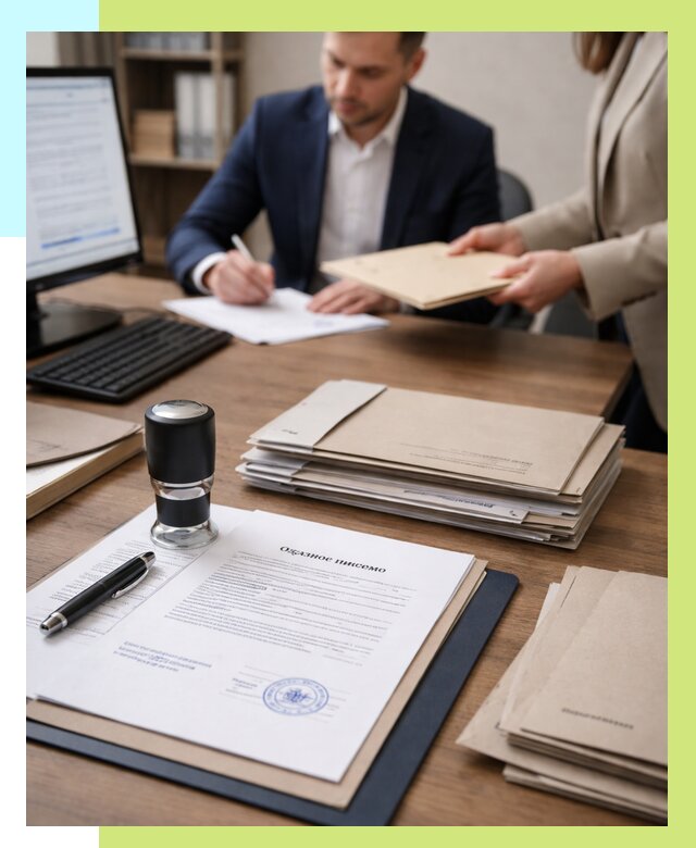 Отказное письмо для таможни в Таре от 3086 р, Алешин-Тар