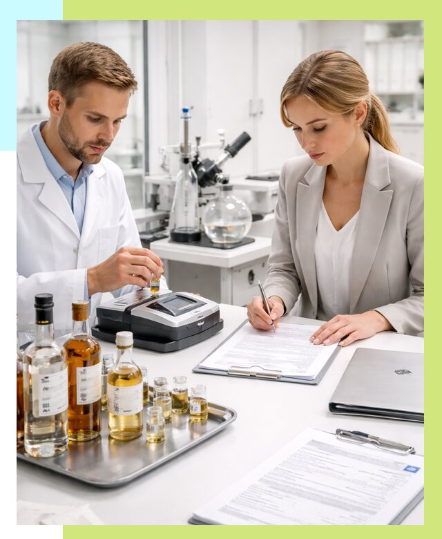 Заключение о спиртосодержании в Таре, от 5144 р., Алешин-Тар