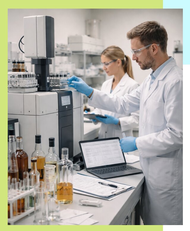 Выдача заключения о спиртосодержании продукции в Таре