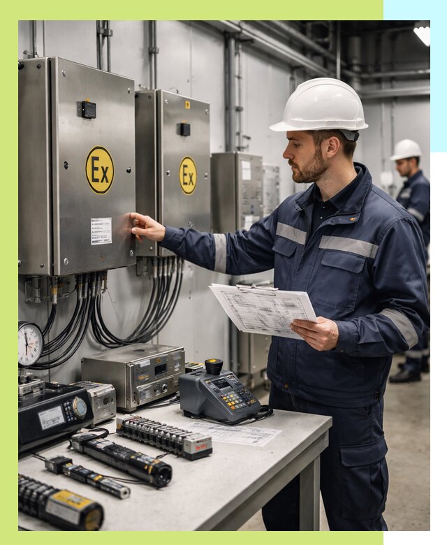 Сертификат взрывозащиты промышленного оборудования в Таре