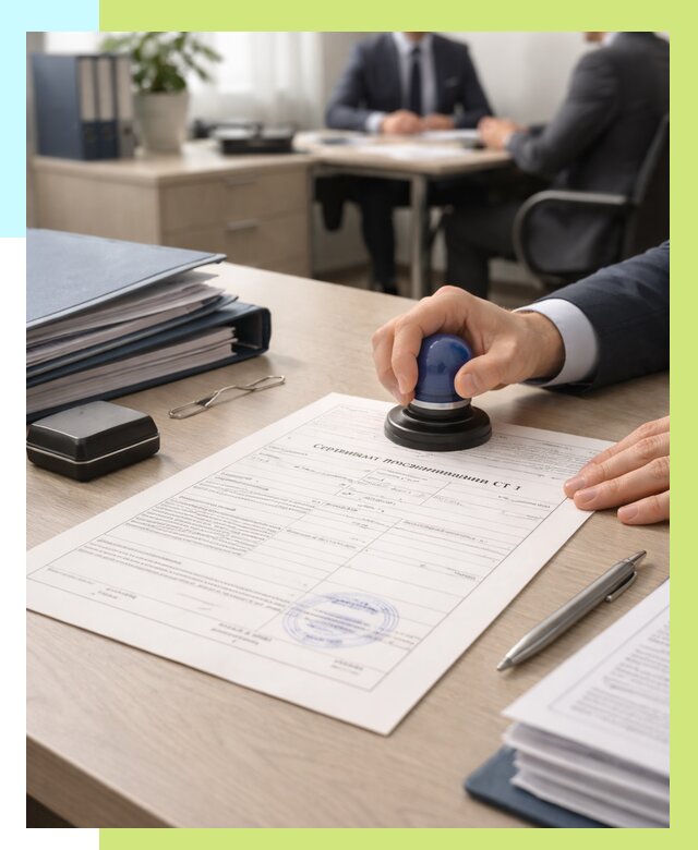 Сертификат происхождения СТ 1 в Таре от 4630 р. | Алешин-Тар