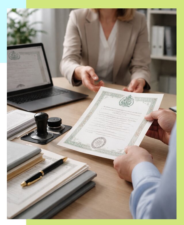 Халяль сертификат в Таре, получить от 15432 р. | Алешин-Тар