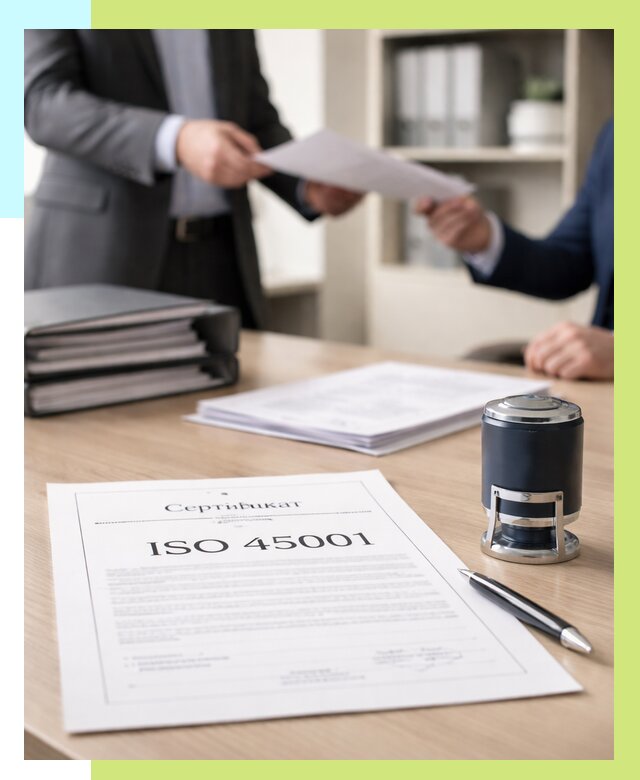 Сертификат ISO 45001 в Таре под ключ от 46296 р. | Алешин-Тар