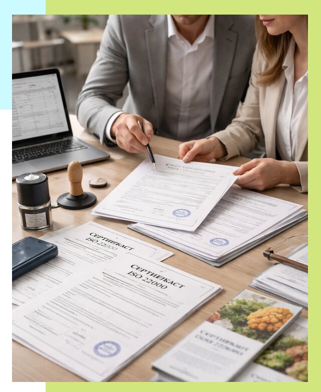 Сертификат ISO 22000 в Таре от 41152 р. под ключ | Алешин-Тар