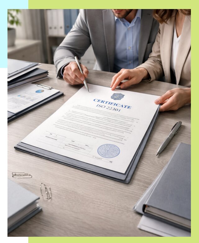 Сертификат ISO 22301 в Таре от 46296 р. | Алешин-Тар срочно
