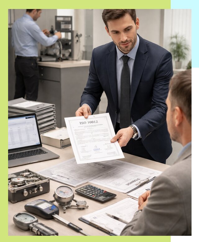 Выдача сертификата ISO 10012 по требованиям метрологии в Таре