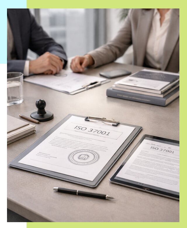 Сертификат ISO 37001 в Таре оформить от 123456 р. Алешин-Тар